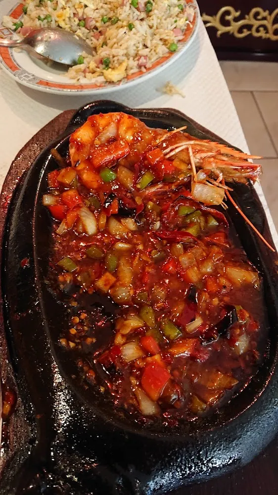 Crevettes À la Plancha Et Petits Légumes